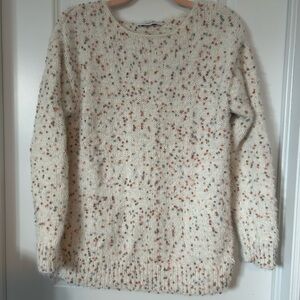 Cozy Speckled Knit Sweater